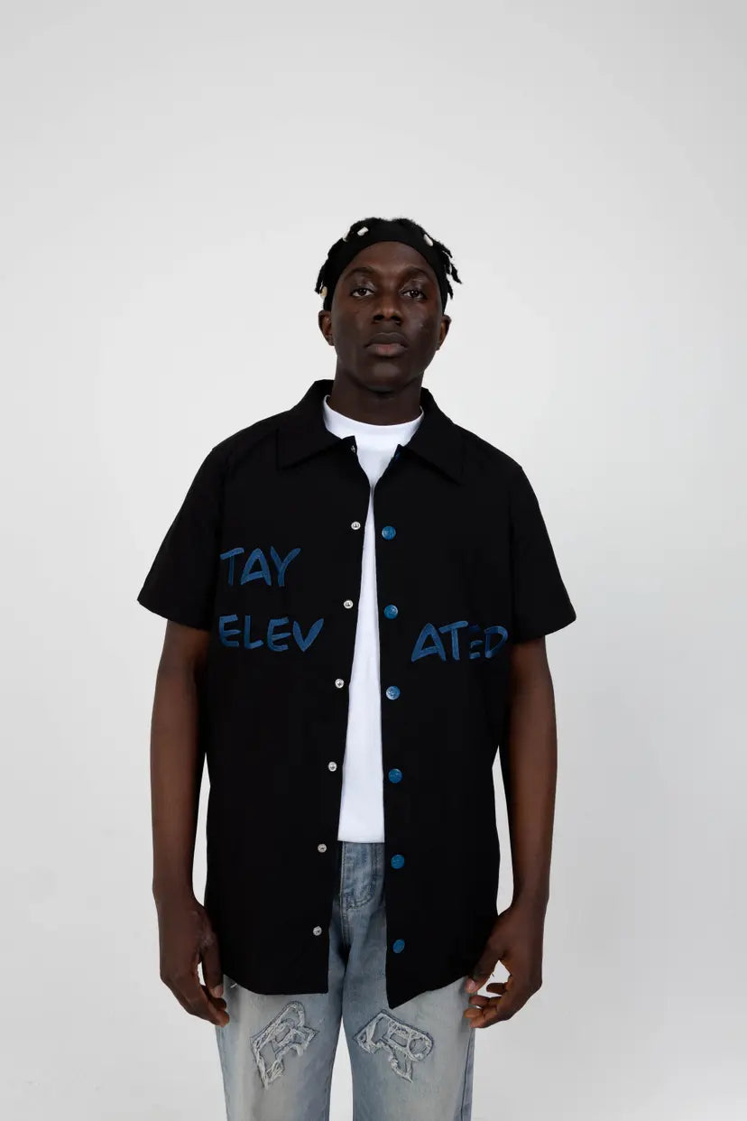 Embroidered Short Sleeve Shirt